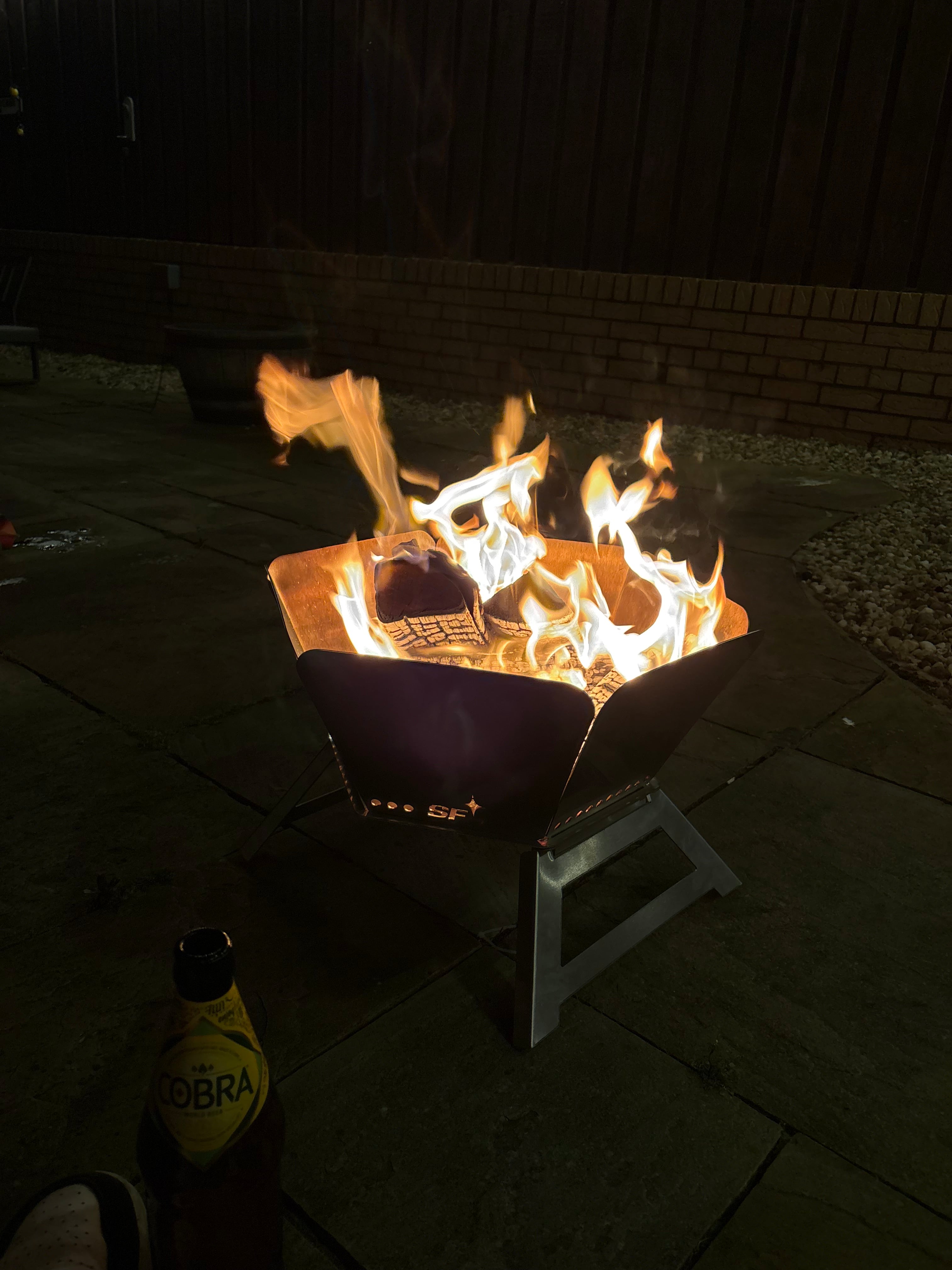 Hex Portable Stainless Steel Fire Pit