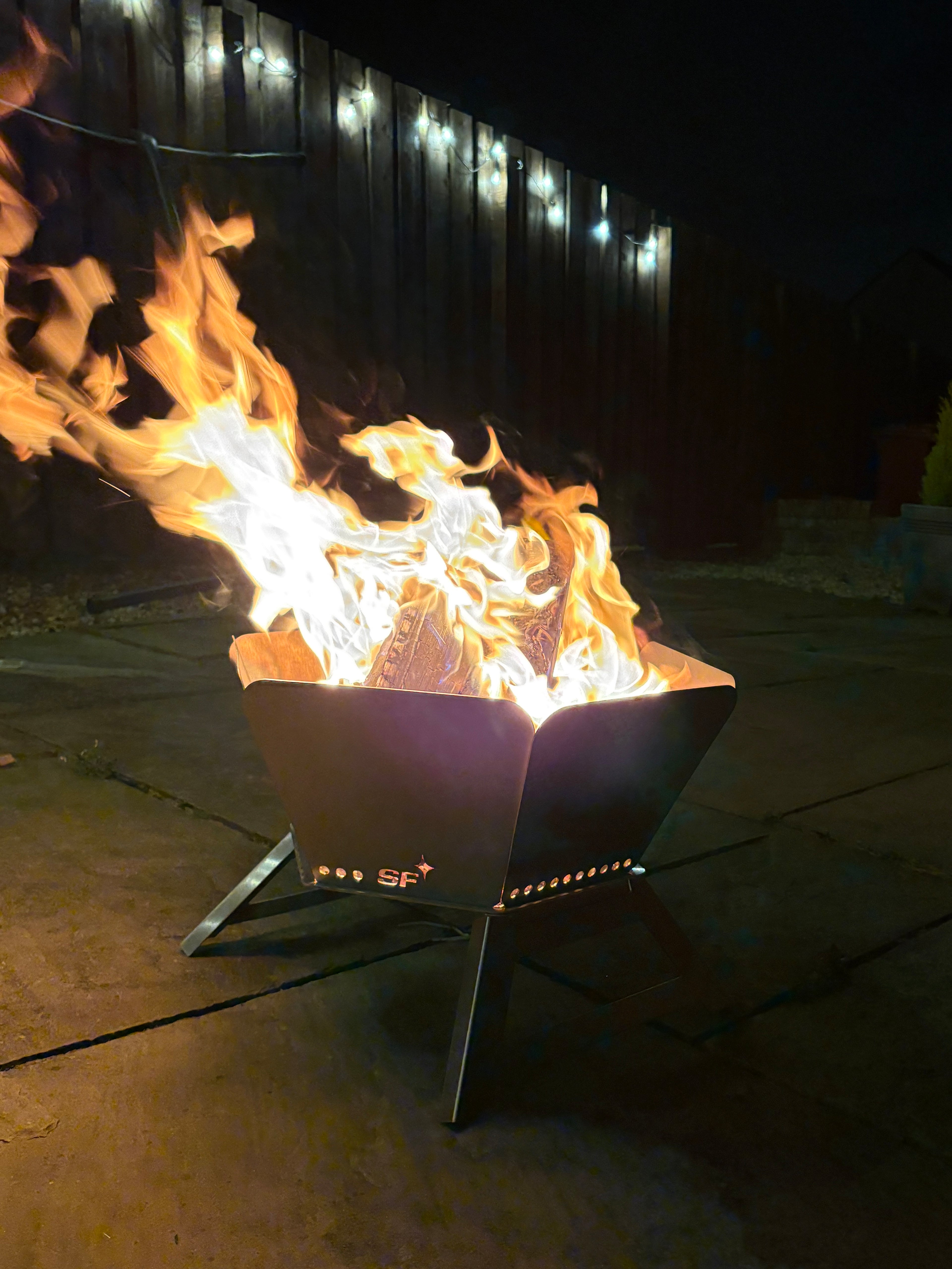 Hex Portable Stainless Steel Fire Pit