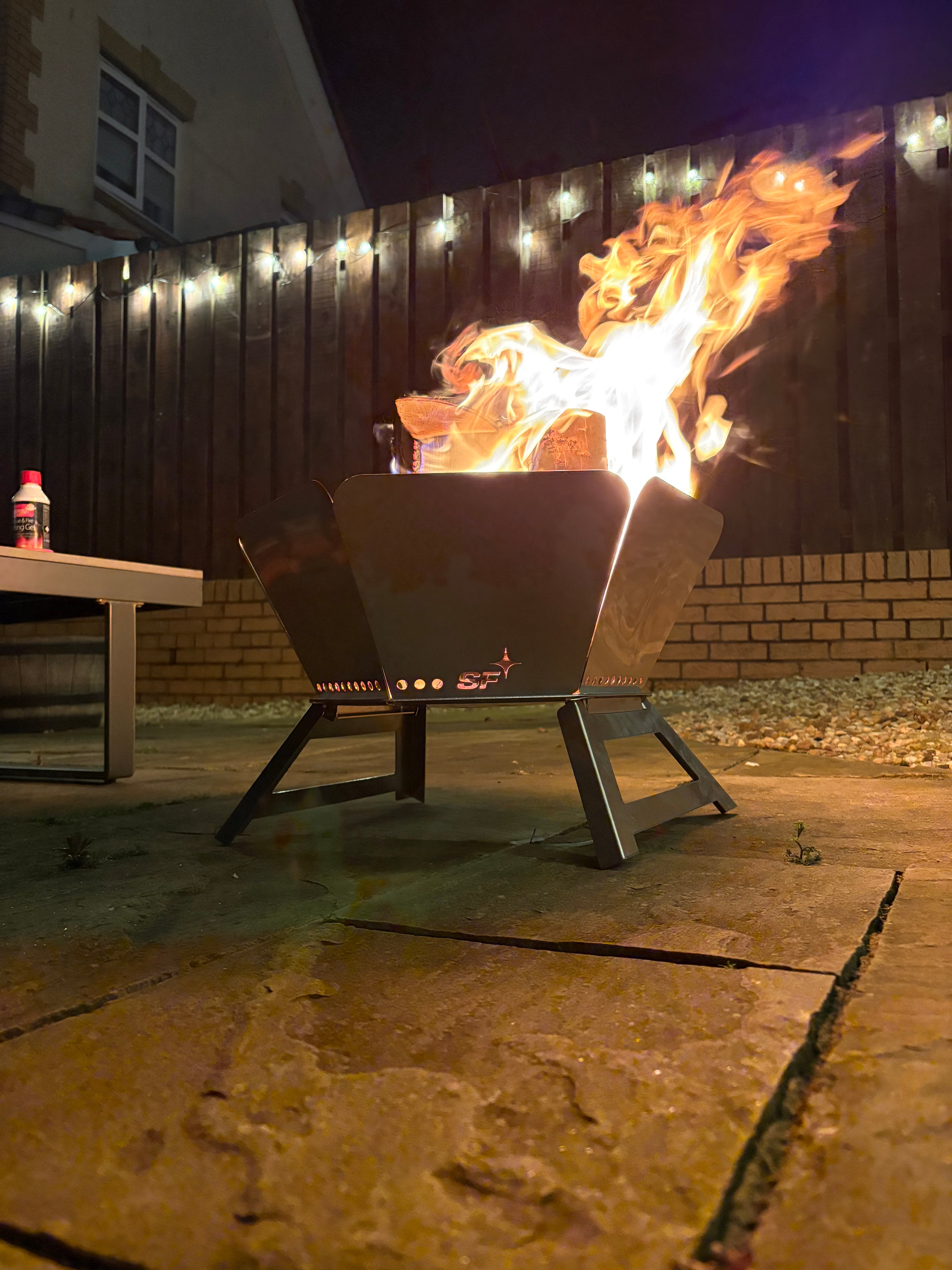 Hex Portable Stainless Steel Fire Pit