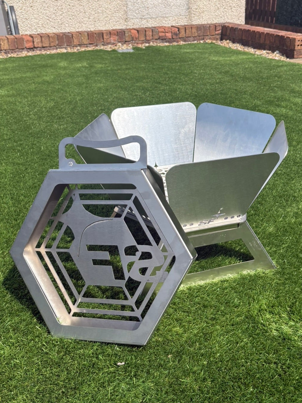 Hex Portable Stainless Steel Fire Pit