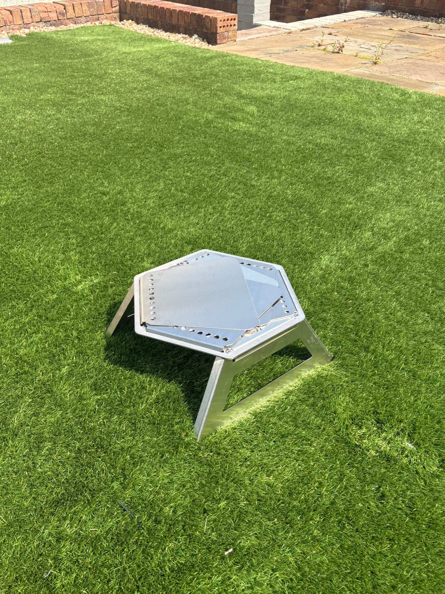Hex Portable Stainless Steel Fire Pit