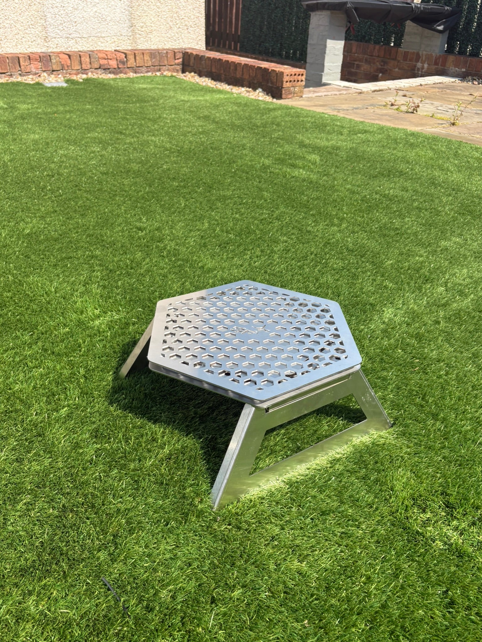 Hex Portable Stainless Steel Fire Pit