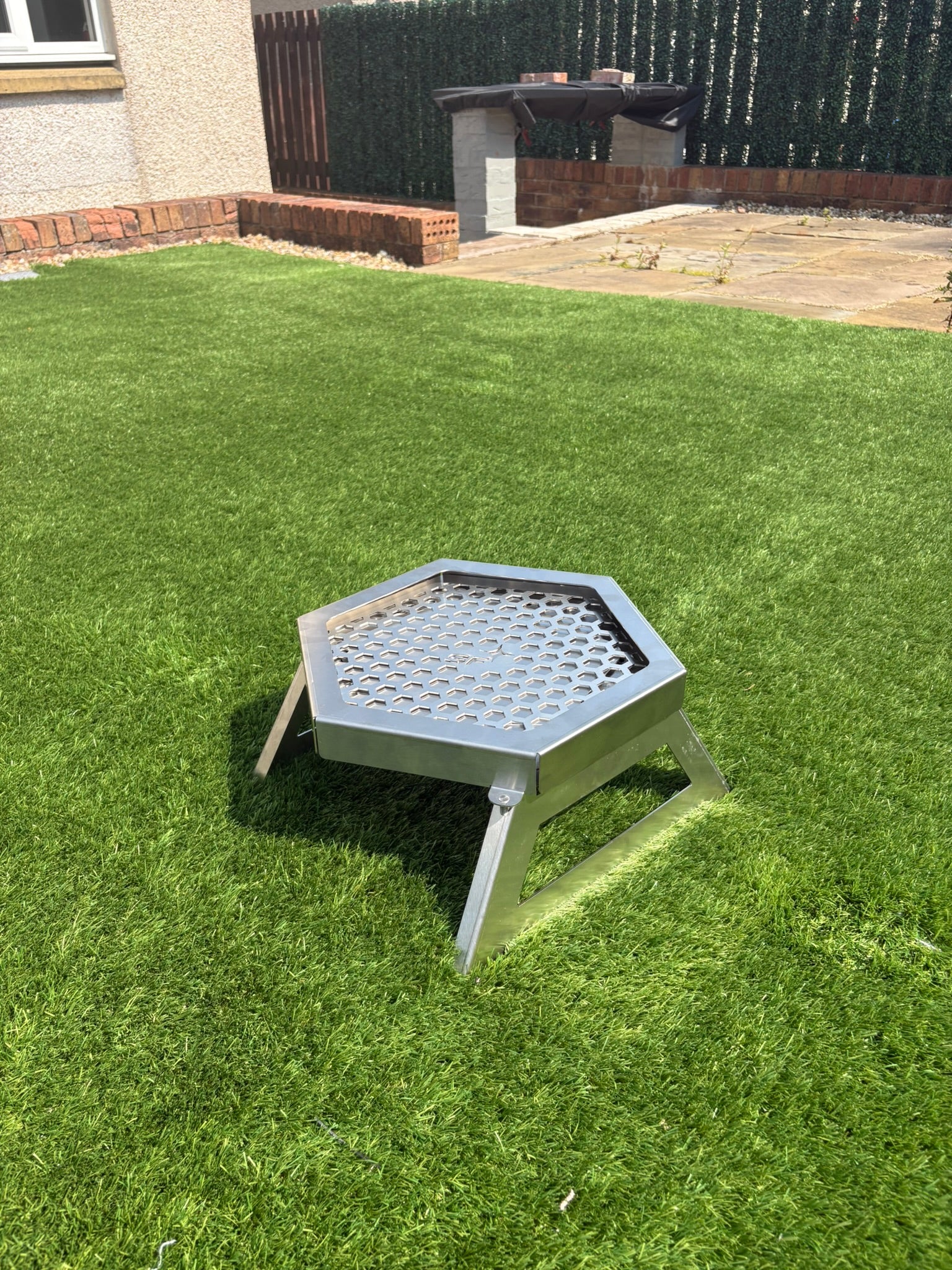Hex Portable Stainless Steel Fire Pit