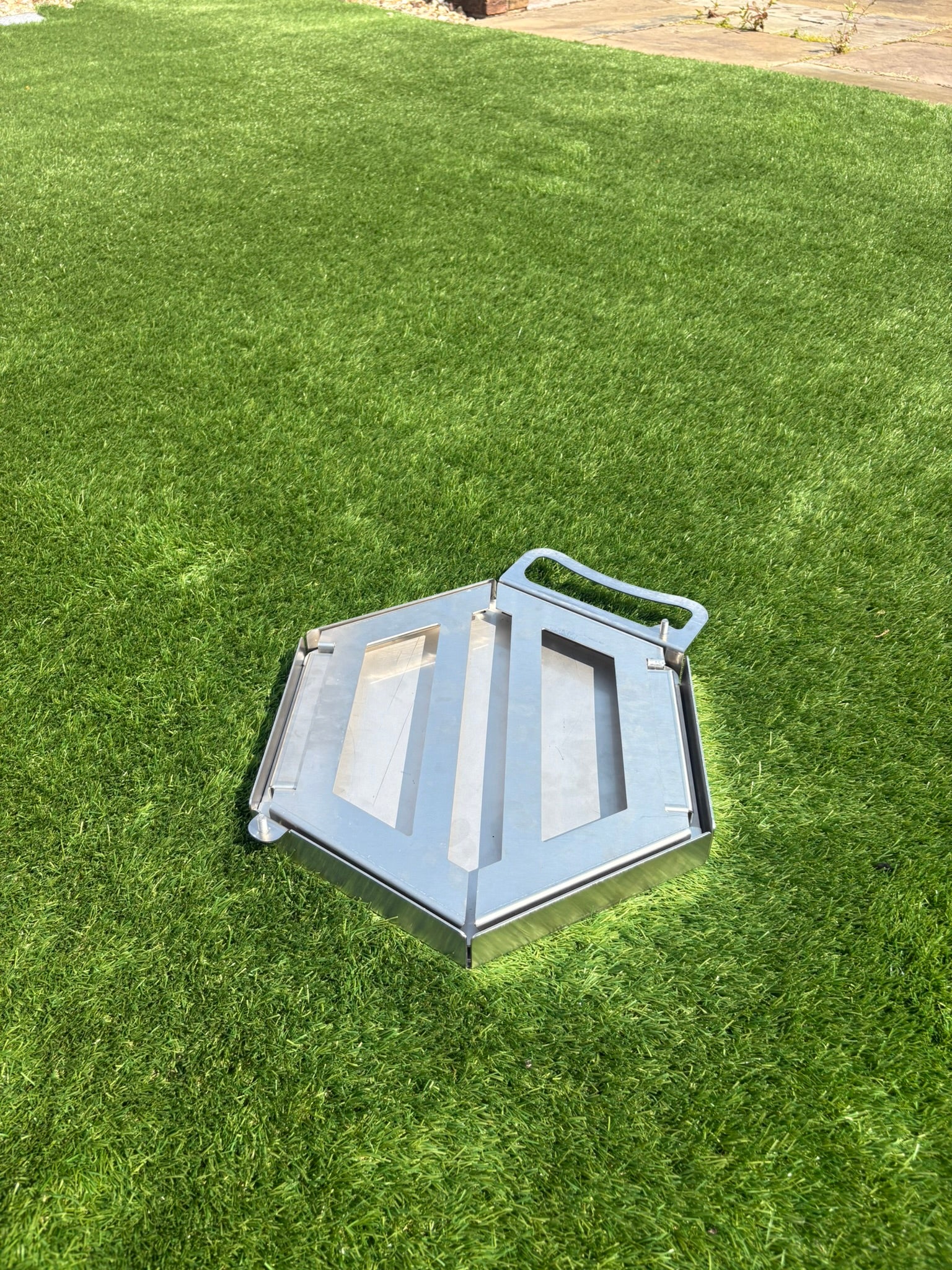 Hex Portable Stainless Steel Fire Pit