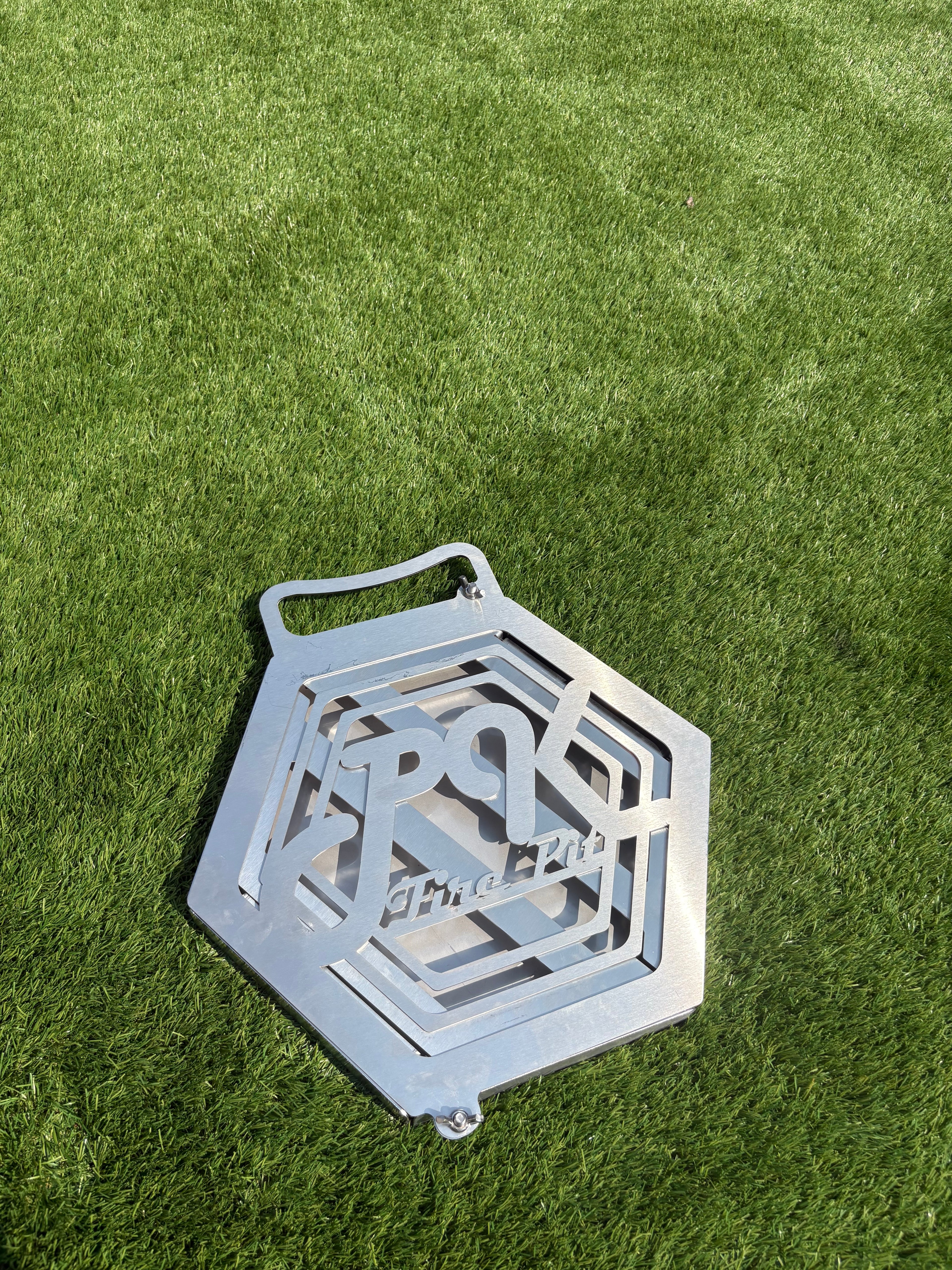 Custom Hex Portable Stainless Steel Fire Pit