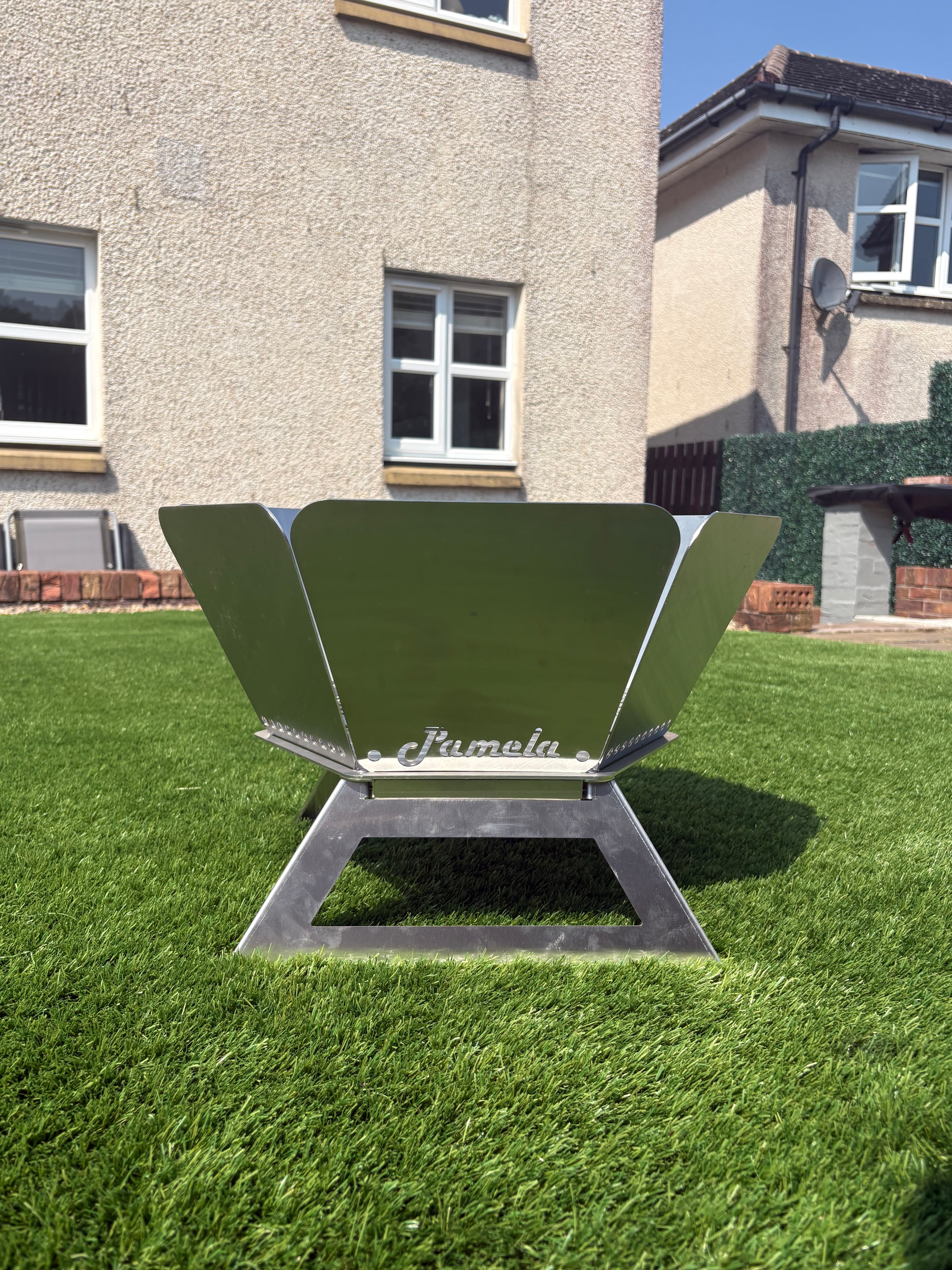 Custom Hex Portable Stainless Steel Fire Pit